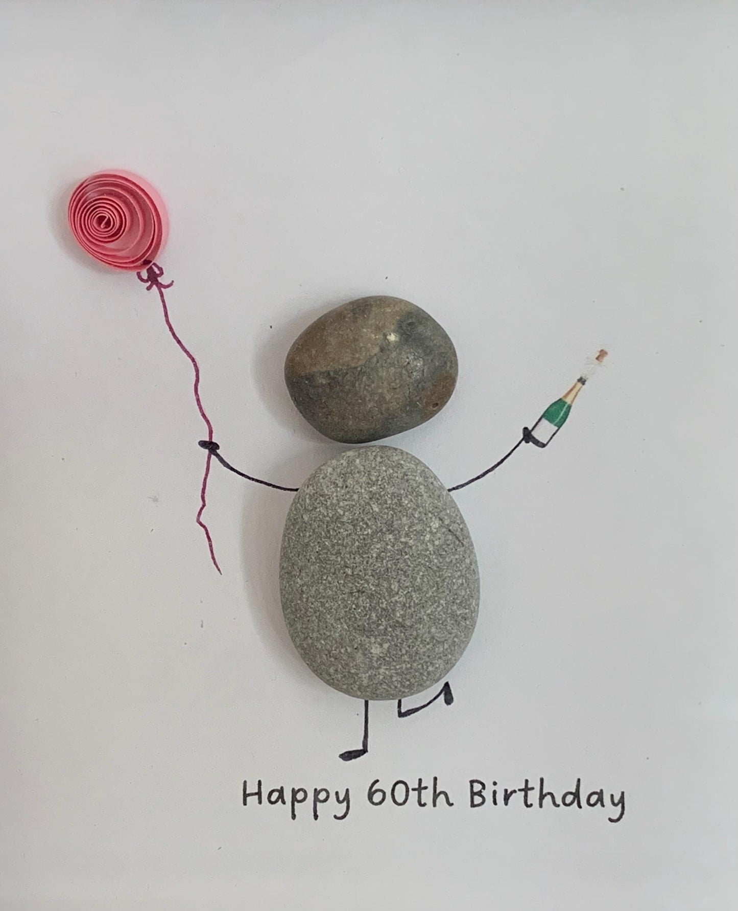 Birthday Pebble Art Frame Gift