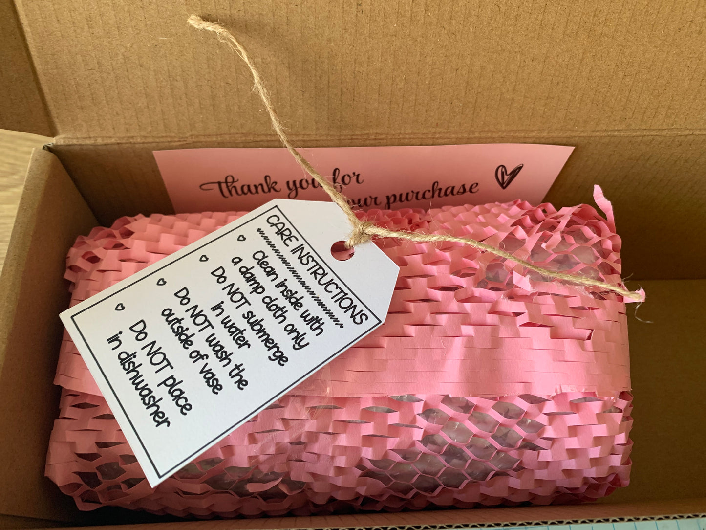 Red And Black Striped Vase