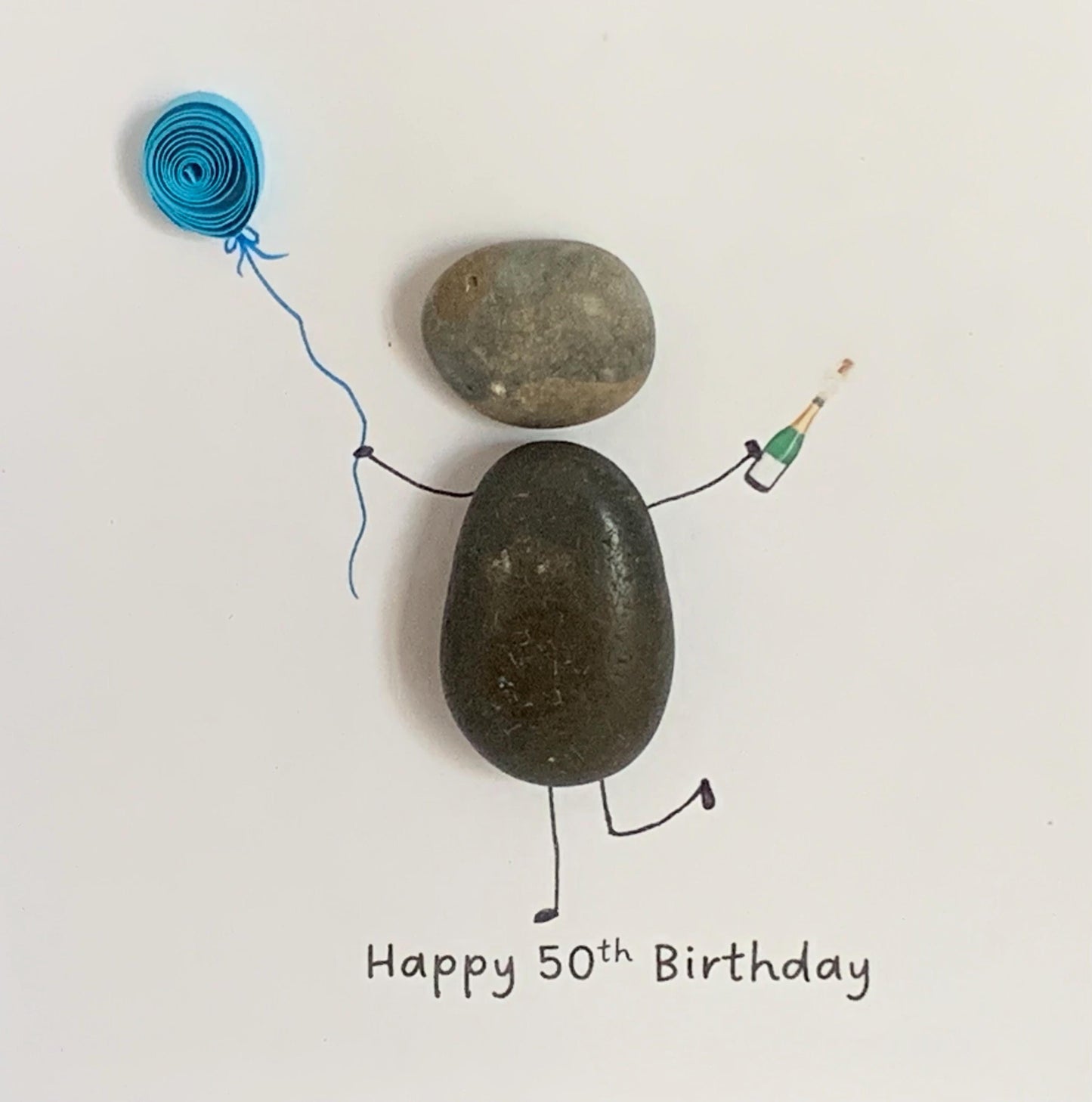 Birthday Pebble Art Frame Gift