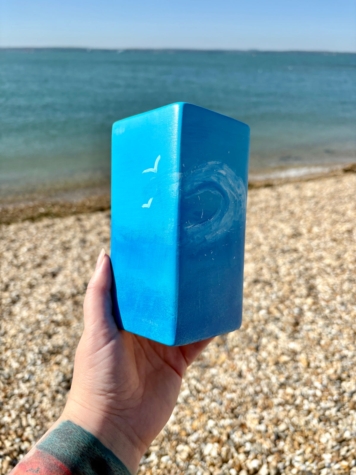 Limited Edition Sea Wave Ceramic Vase