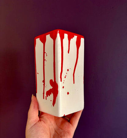 Limited Edition Blood Splat Ceramic Vase