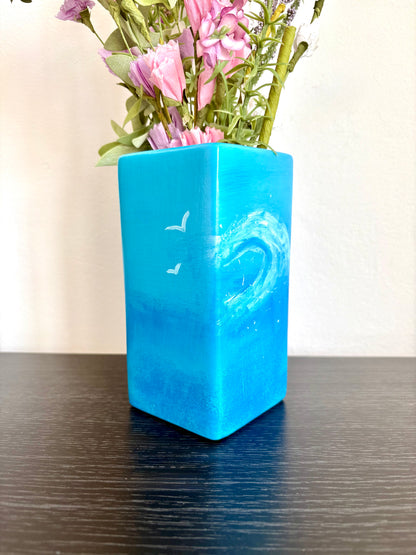 Limited Edition Sea Wave Ceramic Vase