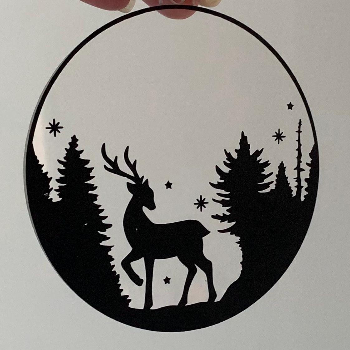 SET OF 4 - Christmas Acrylic Baubles